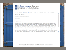 Tablet Screenshot of blauwedeur.nl